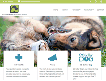 Tablet Screenshot of pleasantburgvet.com